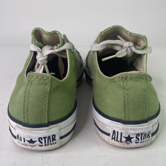 RARE Converse low tops size women’s 6 olive green - Picture 6 of 11